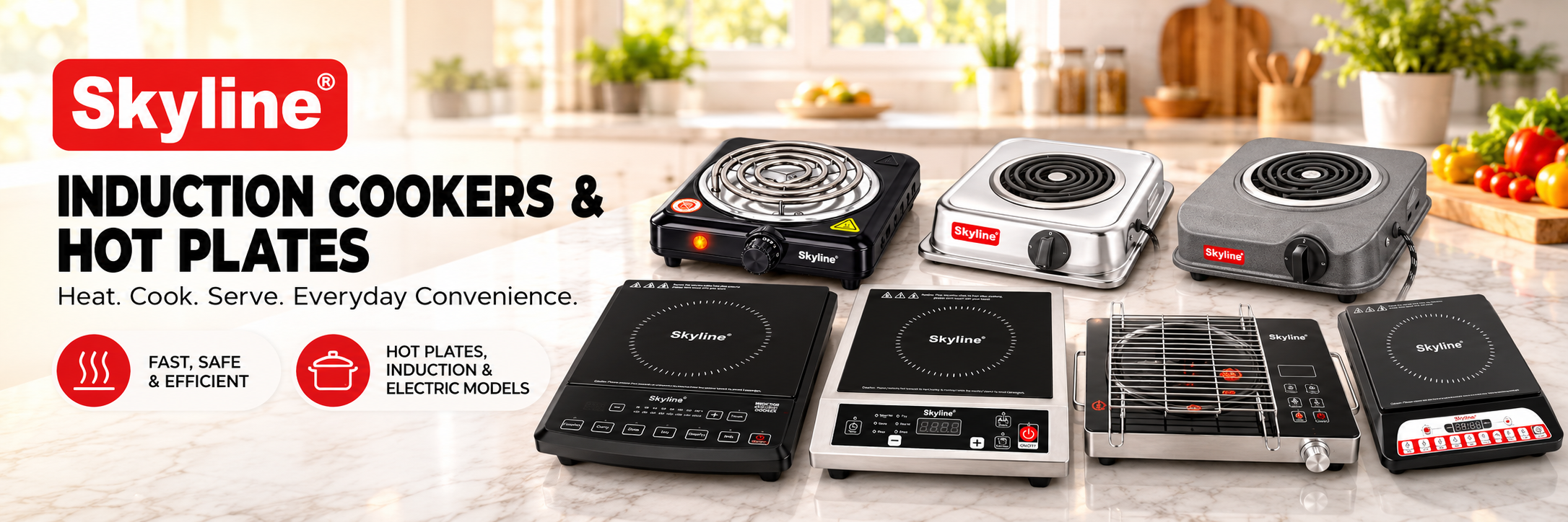 Skyline Induction Cookers & Hot Plates