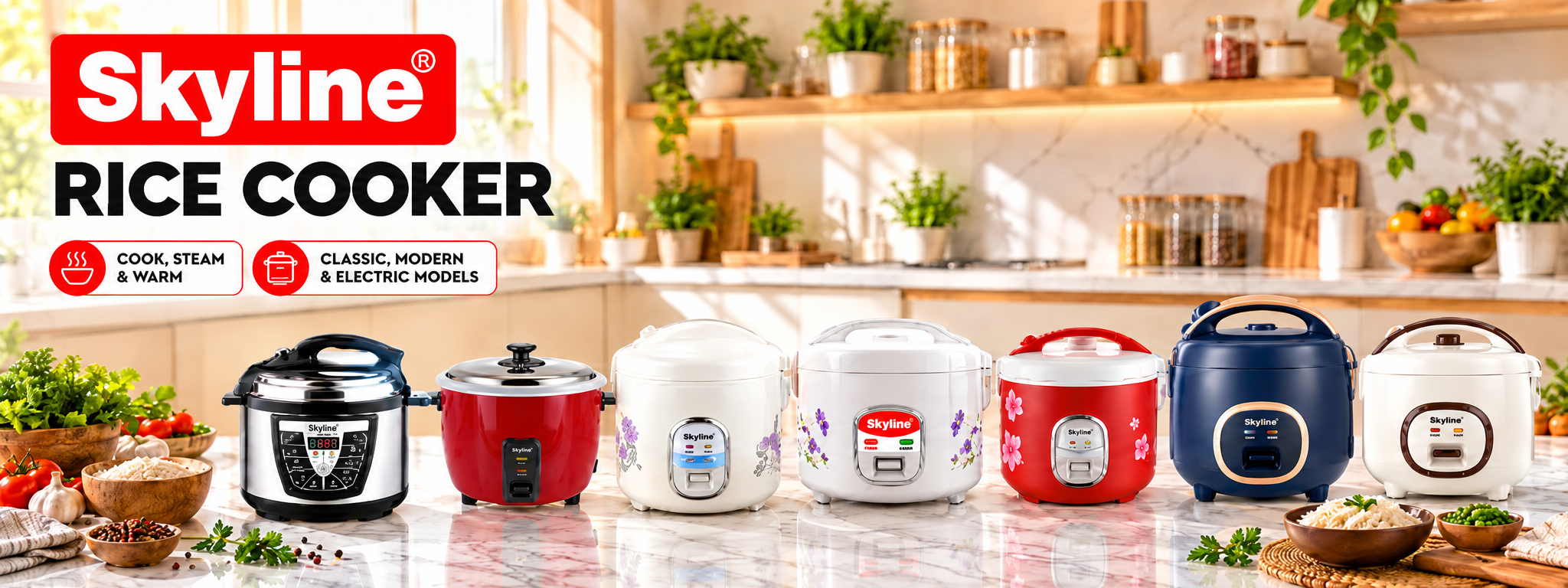 Skyline Rice Cooker Collection