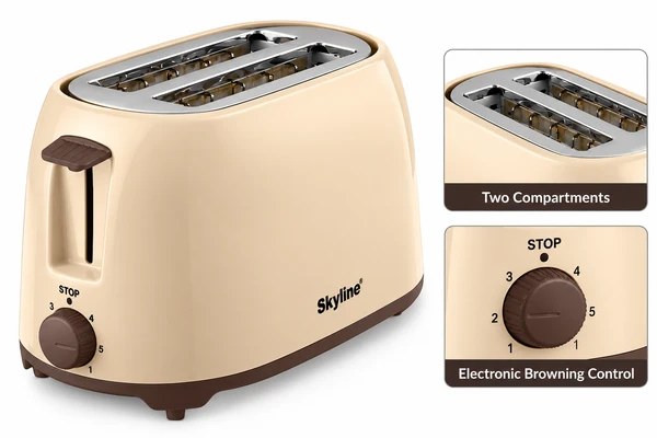Skyline 2 Slice Pop-Up Toaster VTL-7000