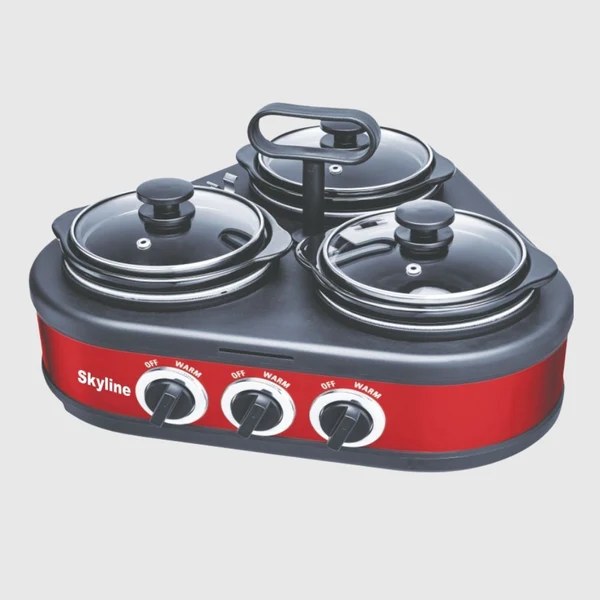 Triple Pot Slow Cooker VTL-6464