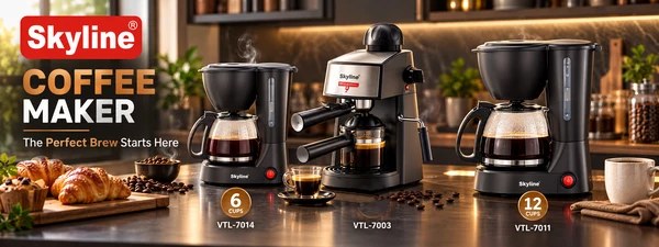 Skyline Coffee Maker banner