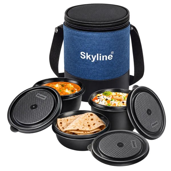 Skyline Corporate Set insulated lunch box with three food containers