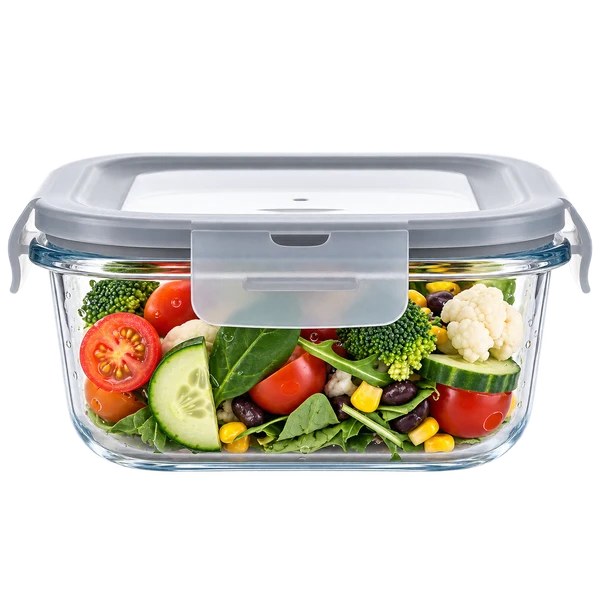 Premium Borosilicate Glass Food Container FC-01