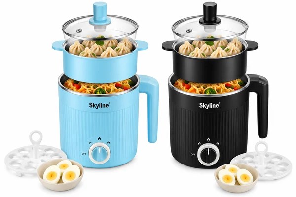 Skyline 1.7L Multi Kettle with Steamer & Egg Boiler | 600W (VTL-9092) VTL-9092