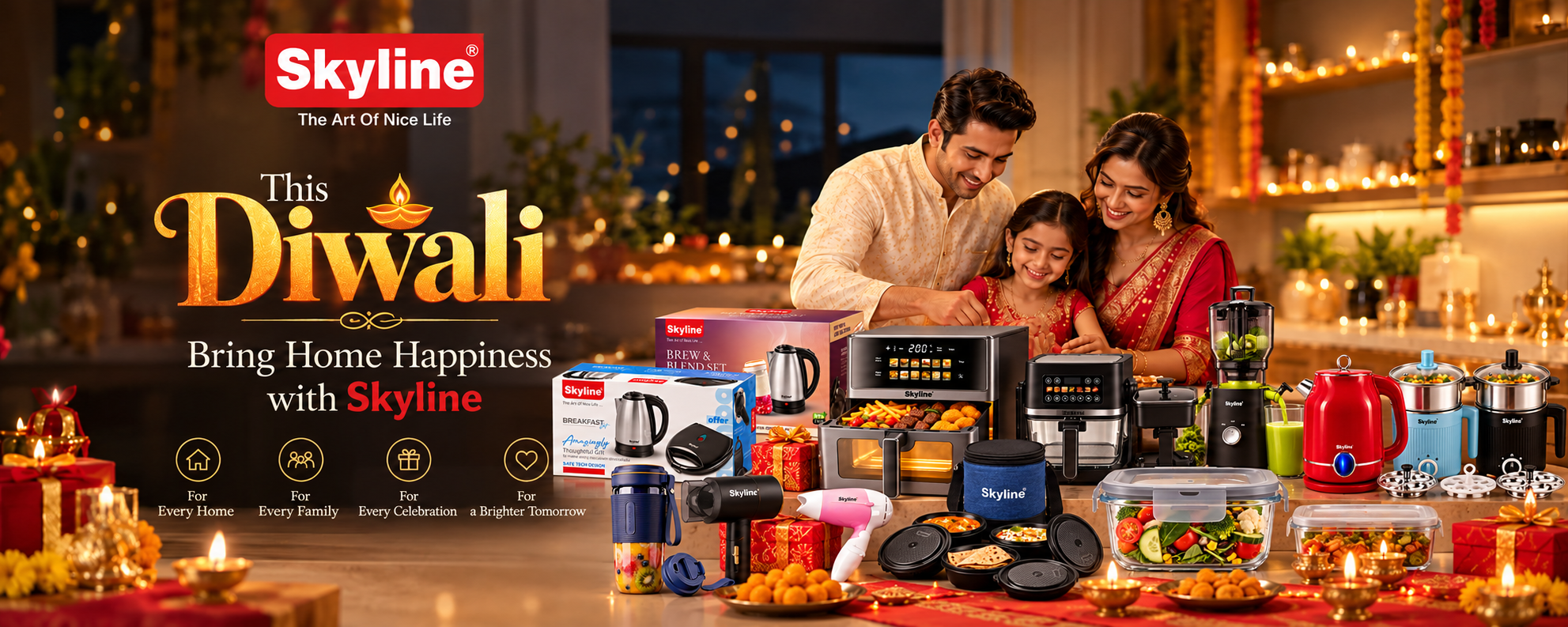 Skyline Appliances This Diwali Bring Home Happiness